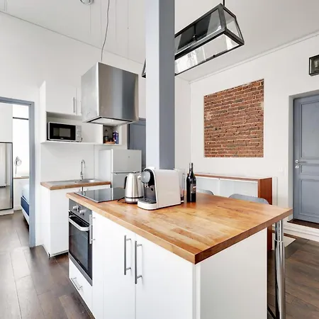 Appartamento Renovated Design In Montparnasse Parigi